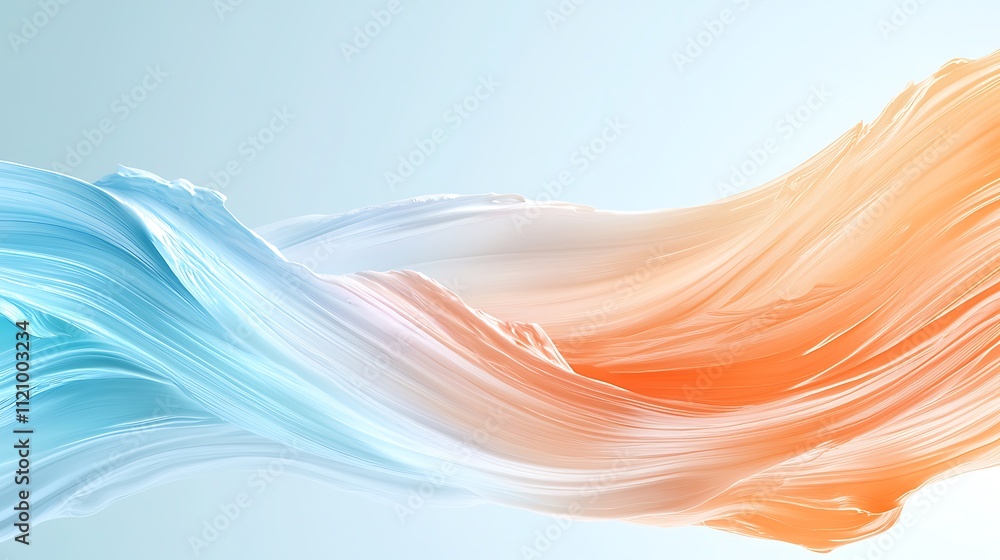 Poster abstract art creation dynamic colorful swirls and soft brushstroke background
