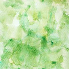 a green watercolor with space