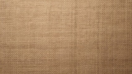 Natural Burlap Texture, Unbleached Jute Fabric Background, Flat Lay for Textile and Decoration Design
