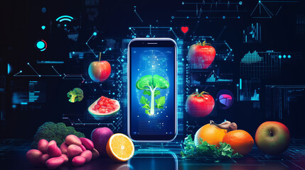 Futuristic AI-Driven Personalized Diet Plans: A digital platform that provides personalized diet recommendations based on AI analysis of health data.