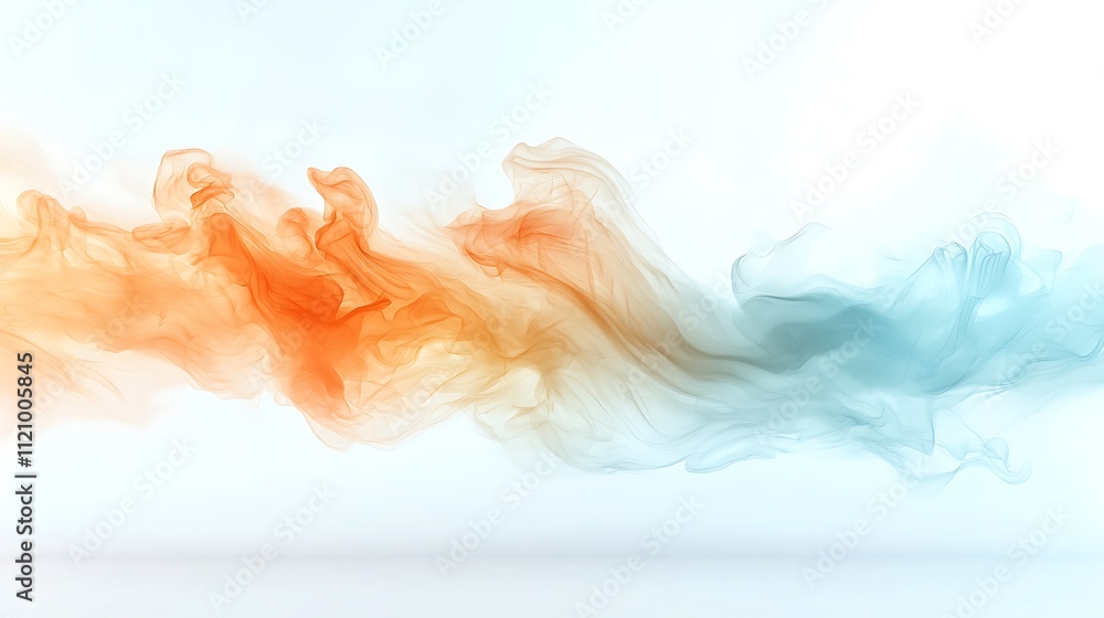 Poster dynamic digital studio for fluid abstract art creation and colorful visual expression