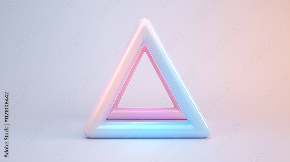 Poster dynamic geometric shapes in abstract digital art a minimalist modern perspective