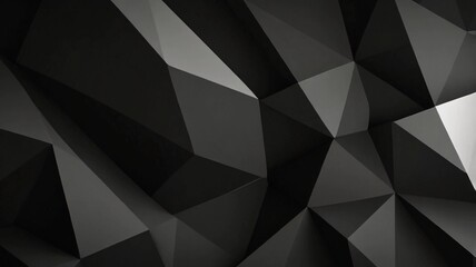 Fototapeta premium Black white dark gray abstract background. Geometric pattern shape. Line triangle polygon angle. Gradient