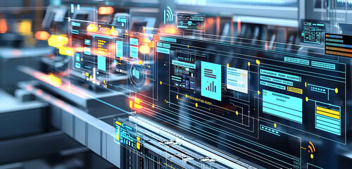 A visualization of ITAM strategy, highlighting the management of technology resources such as hardware and software, to optimize business operations and asset utilization.
