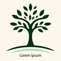 Obraz premium Natural tree logo