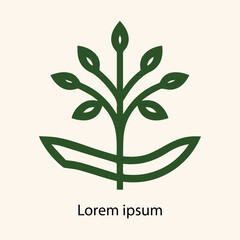 Natural tree logo