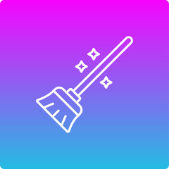 Obraz premium Broom Icon