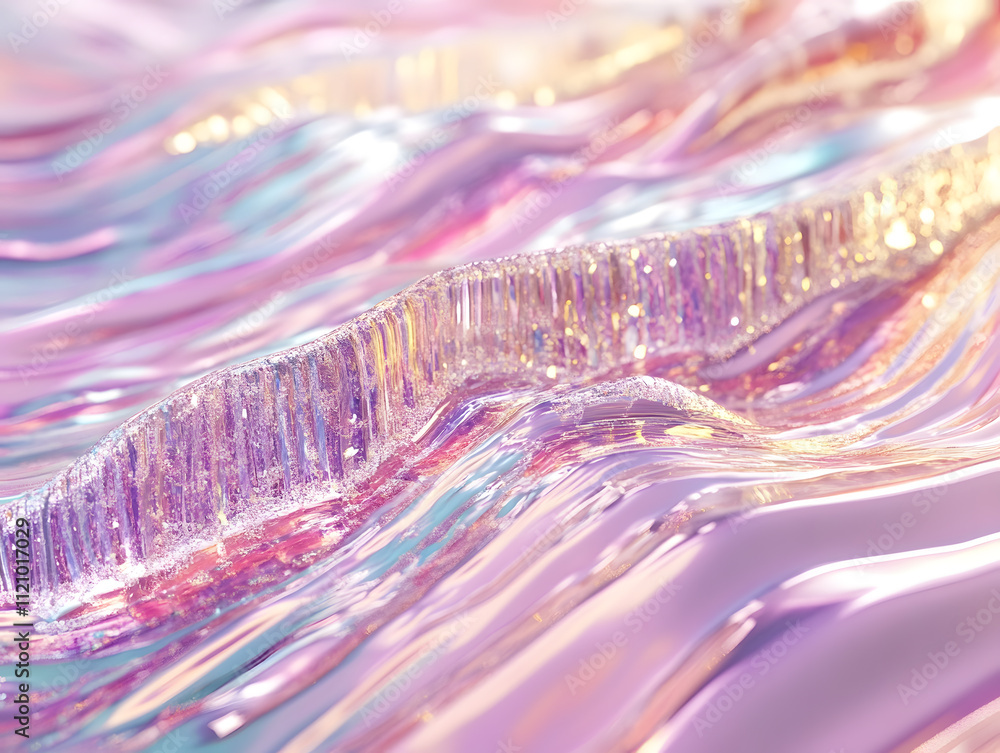 Poster captivating fluid motion abstract art digital creation colorful environment macro view modern concep