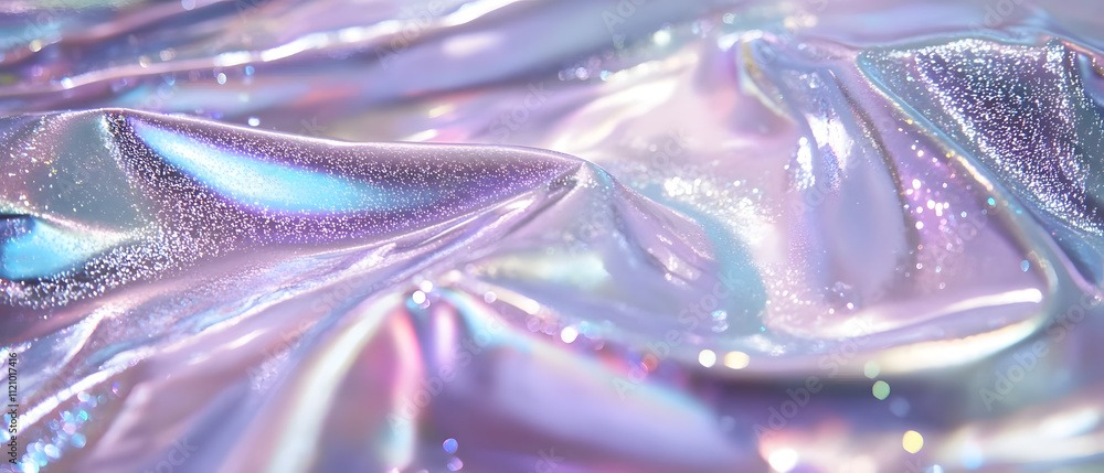 Poster shimmering fabric texture abstract art digital background colorful environment close-up view creativ