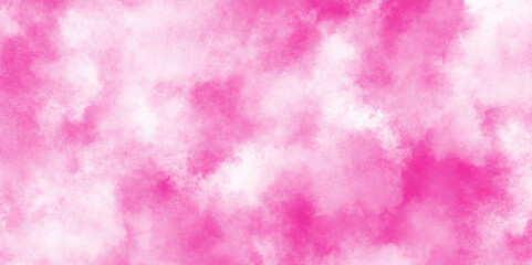 Pink backgrounds watercolor vintage grunge texture, Soft and cloudy watercolor stain of pink paint texture, brush painted watercolor abstract painting background, fresh and blurry pink cloud sky.