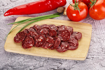 Wild Bear meat homemade sausages