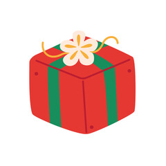 Christmas gift hand drawn illustration