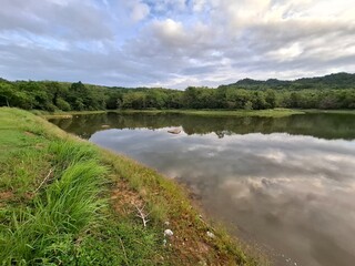 Beautiful nature, mountains, streams