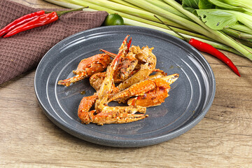 Delicous steamed Spider crab Claws