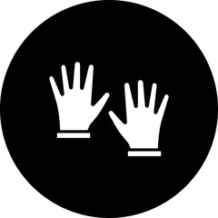 Fototapeta premium Cleaning Gloves Icon