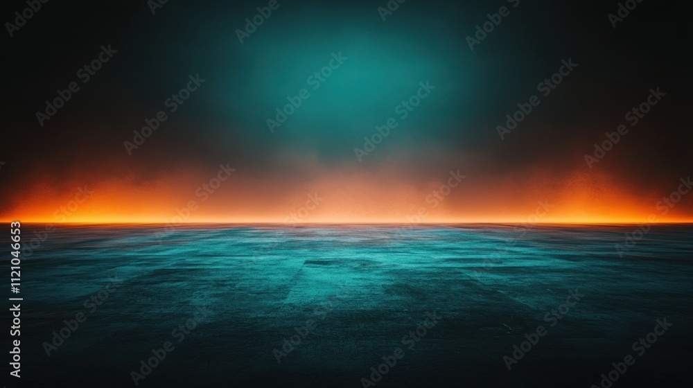 Poster ethereal dark background with glowing gradients for digital art and design projects