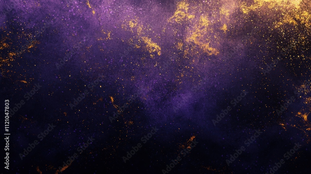 Poster ethereal dark background with glowing gradients and textures for creative projects