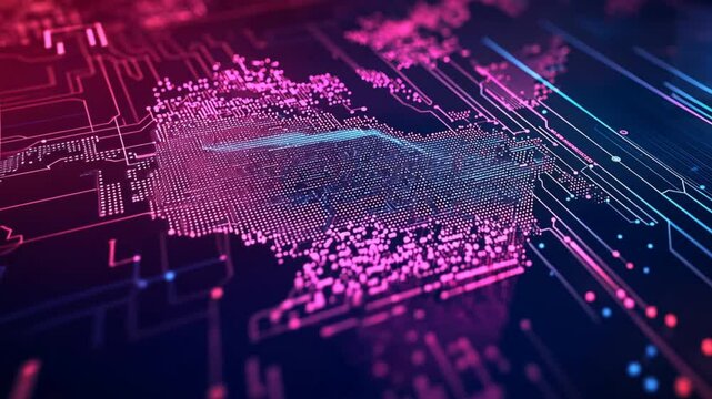 A cross-border payment system utilizing blockchain, with digital currencies flowing seamlessly between countries, reducing transaction costs and eliminating traditional banking delays.