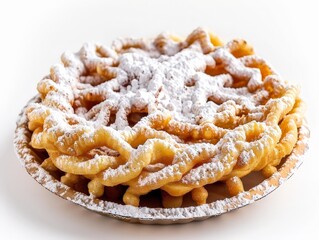A Close-up of a Funnel Cake