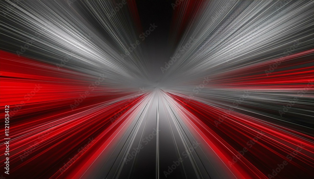 Poster gray and red speed abstract technology background. generated image