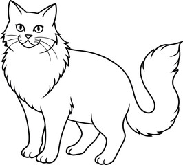 Cats line art vector design eps files