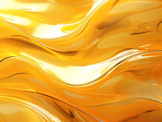 Obraz premium Wonderful Liquid Gold Flow: Luxurious Liquid Gold Background, Smooth Metallic Sheen, Gentle Ripples