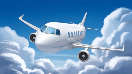 Fototapeta premium Airplane in the sky
