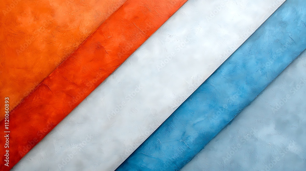 Poster artistic perspectives dynamic color palette and abstract design in creative studio