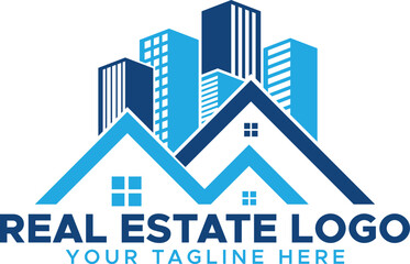 Real Estate Logo, Realtor vector design, Dynamic real estate