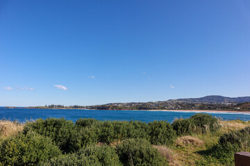 lake and mountains