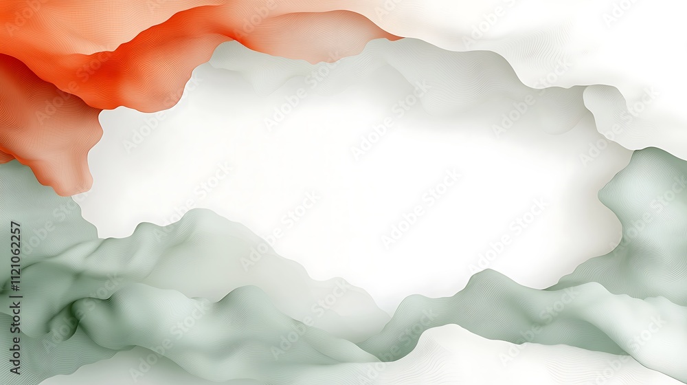 Poster fluid patterns in creative space colorful abstract background design from a top-down view