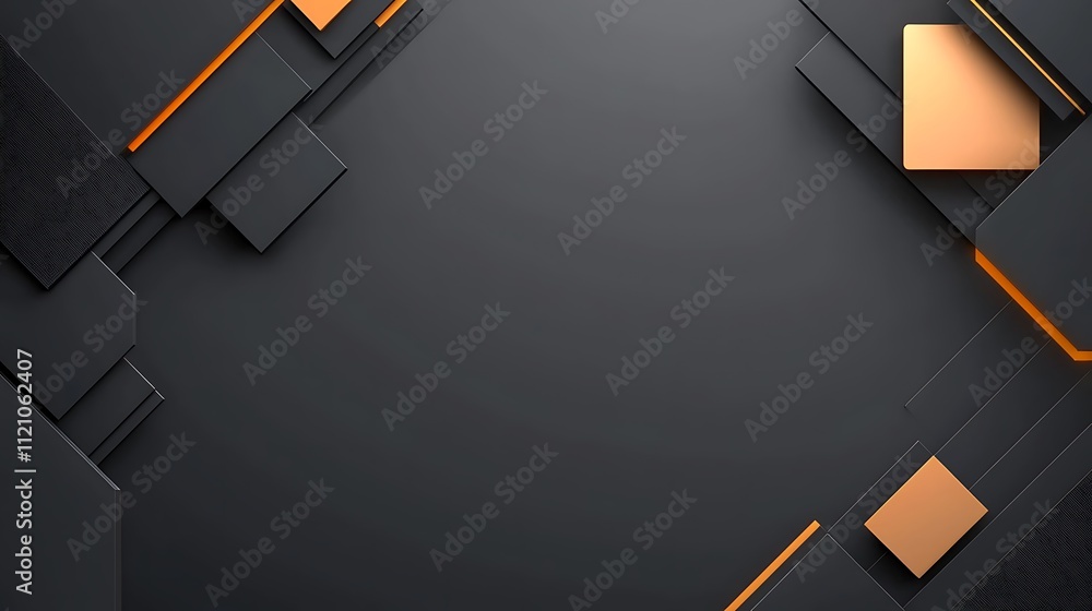 Poster modern aesthetic graphic art dynamic abstract design in digital space overview