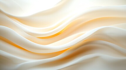 Obraz premium Studio setting close-up of flowing silk fabric with soft lighting and abstract elegance