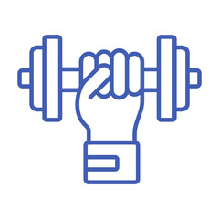 Obraz premium Weightlifting Icon