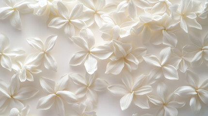 White Flowers  Soft Blossom Background  Floral Texture