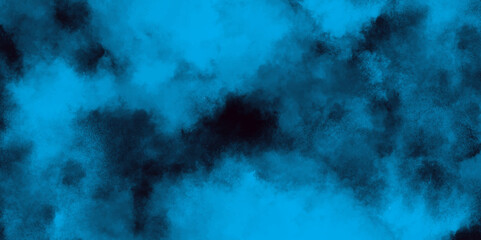 watercolor background concept design background with smoke, watercolor painted mottled blue background, blue texture cloudy background, grungy blue stucco wall background in cold mood for web design.