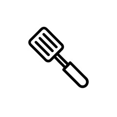 Spatula line icon