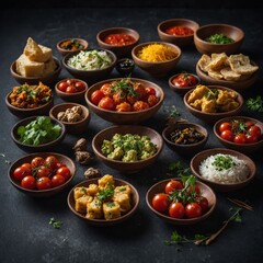 Unique appetizers inspired by global cuisines.

