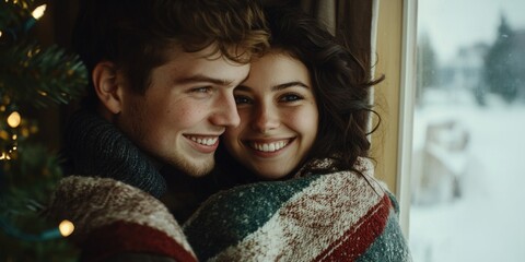 Couple's Christmas Bliss