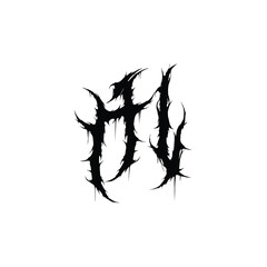 HL monogram logo design letter text name symbol monochrome logotype alphabet character simple logo