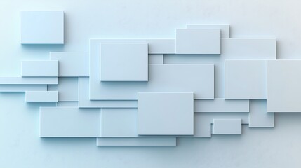 Geometric abstract design creative studio digital art minimalist aerial view modern aesthetic