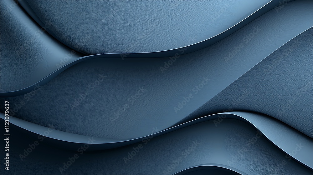 Poster flowing blue patterns abstract design digital art modern environment close-up fluid dynamics