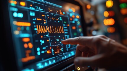 Analyzing innovative technology displays in aviationcockpit interface digital dashboard close-up view engineering insights