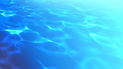 Obraz premium 水面のイメージイラスト