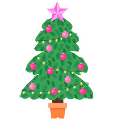decorated christmas tree