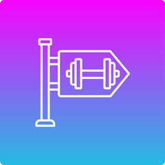 Gym Sign Icon