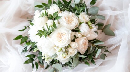 Elegant White Bouquet