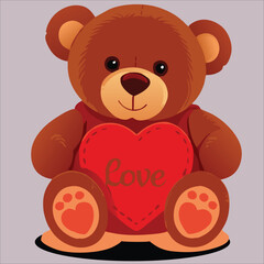 Obraz premium teddy bear vector