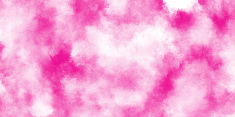 Pink backgrounds watercolor vintage grunge texture, Soft and cloudy watercolor stain of pink paint texture, brush painted watercolor abstract painting background, fresh and blurry pink cloud sky.