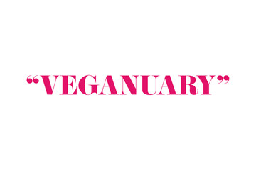Veganuary Campaign Bold Typography Inspiring Sustainable Lifestyle